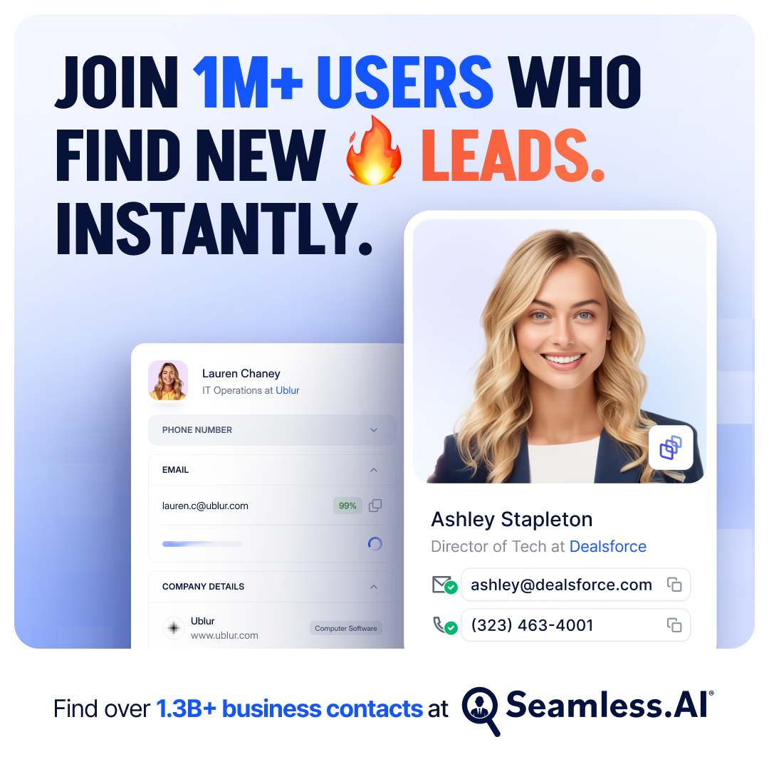 Seamless.AI Facebook ad