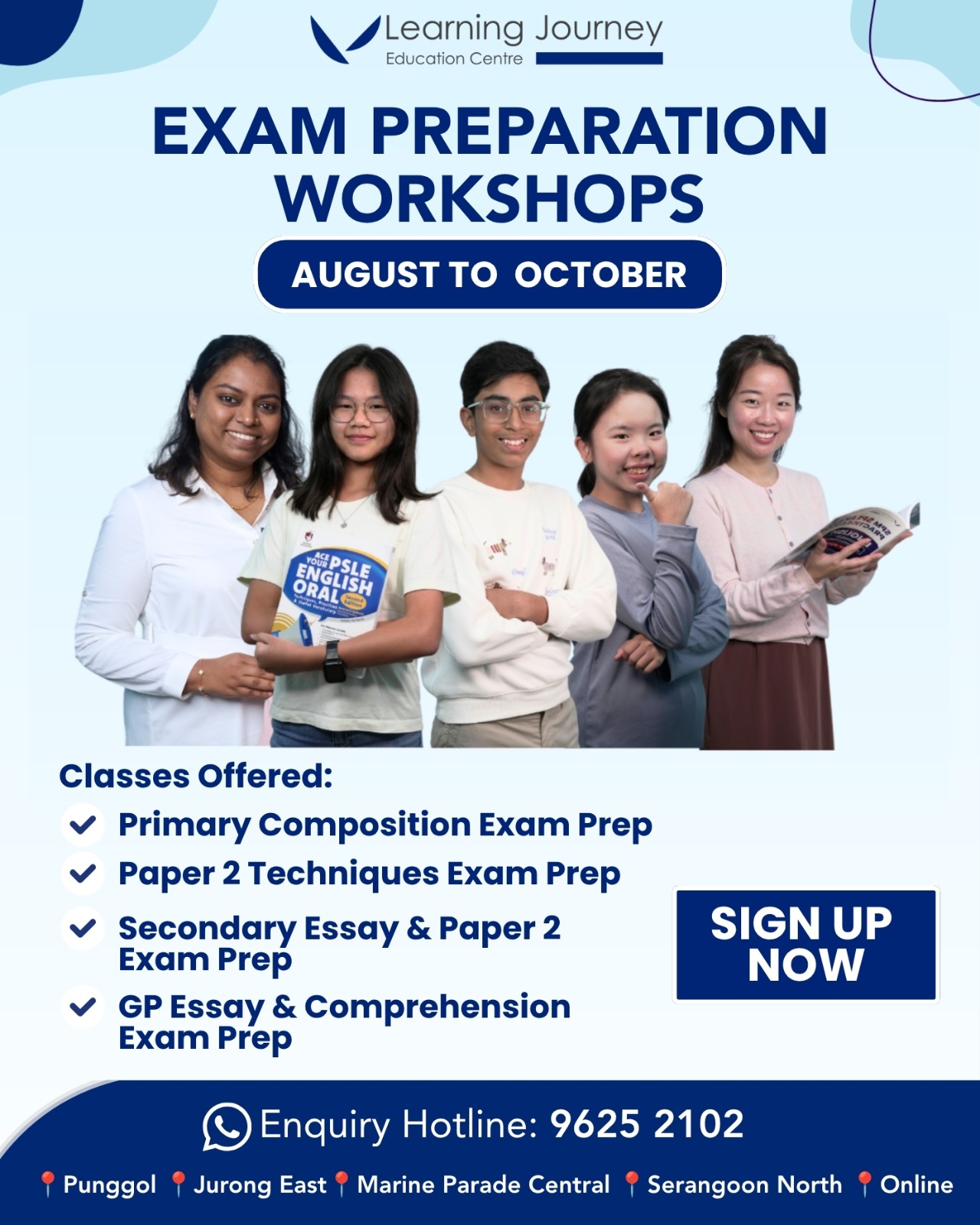 Learning Journey Education Centre Facebook ad: MAKE THE SEPTEMBER HOLIDAYS COUNT!