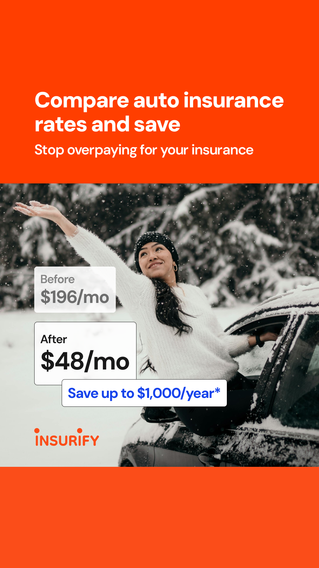 Insurify Facebook ad