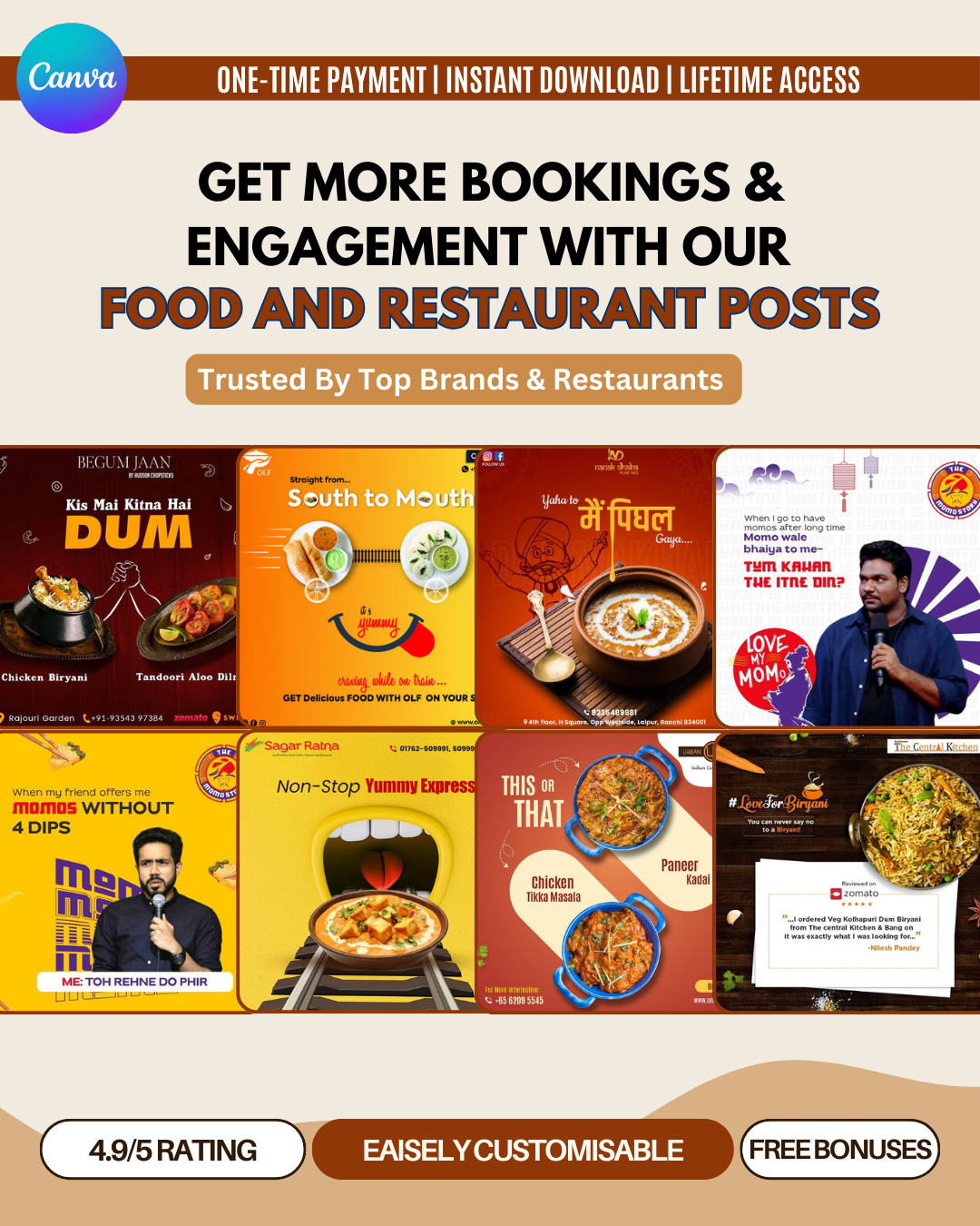 Toolastic Facebook ad: Your food might be, but if your social…