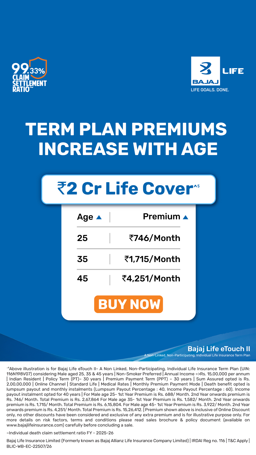 Bajaj Life Facebook ad