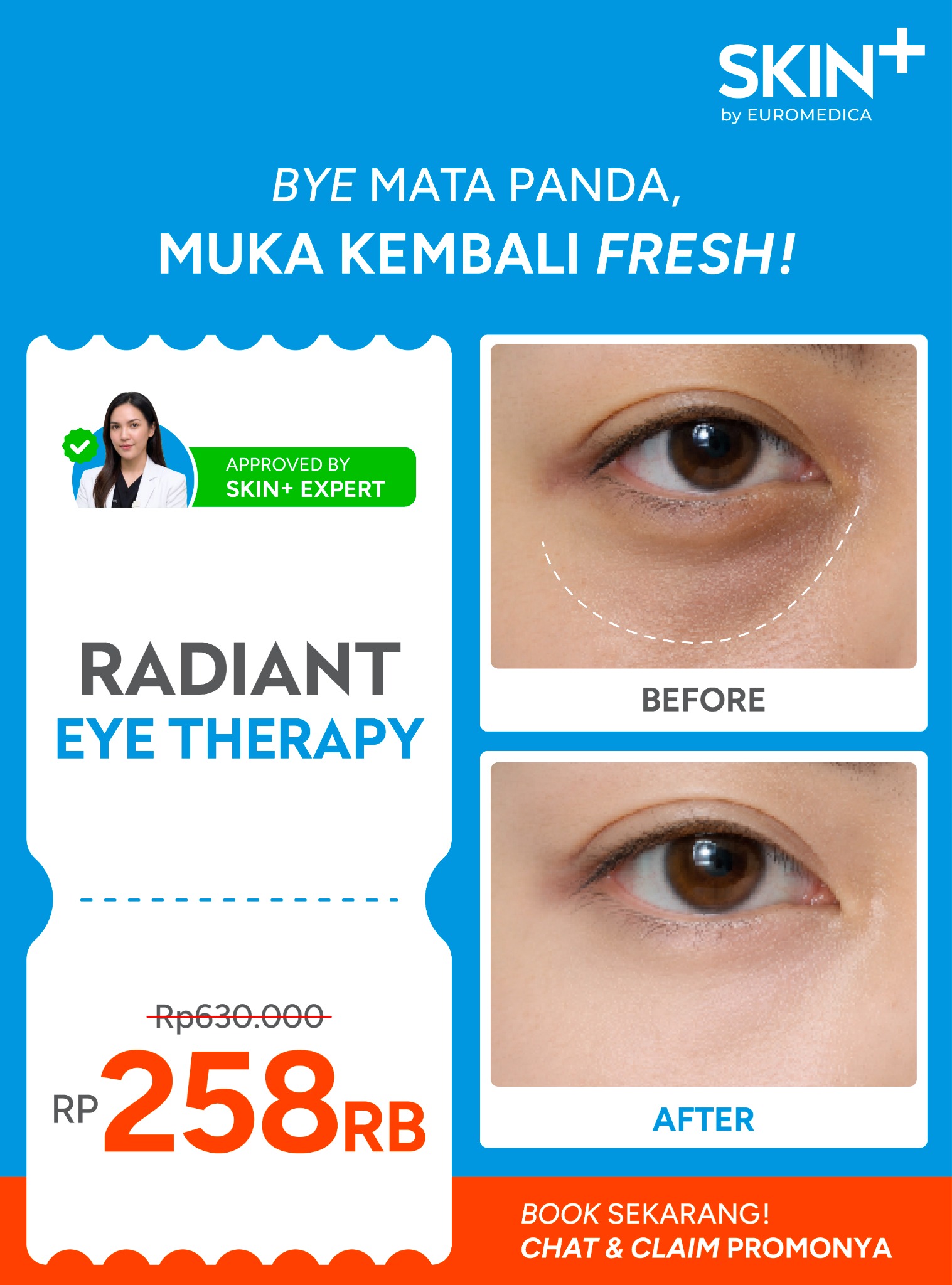 Skinplus by Euromedica Group Facebook ad from Jul 1, 2026