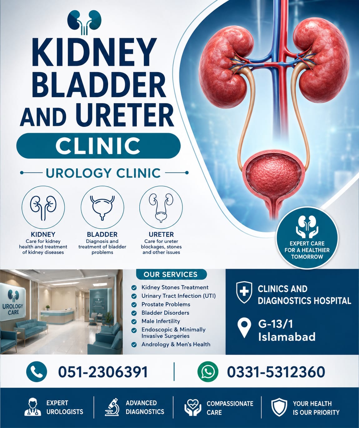 Clinics and Diagnostics Hospital G-13.1 Islamabad Facebook ad from Jun 22, 2026