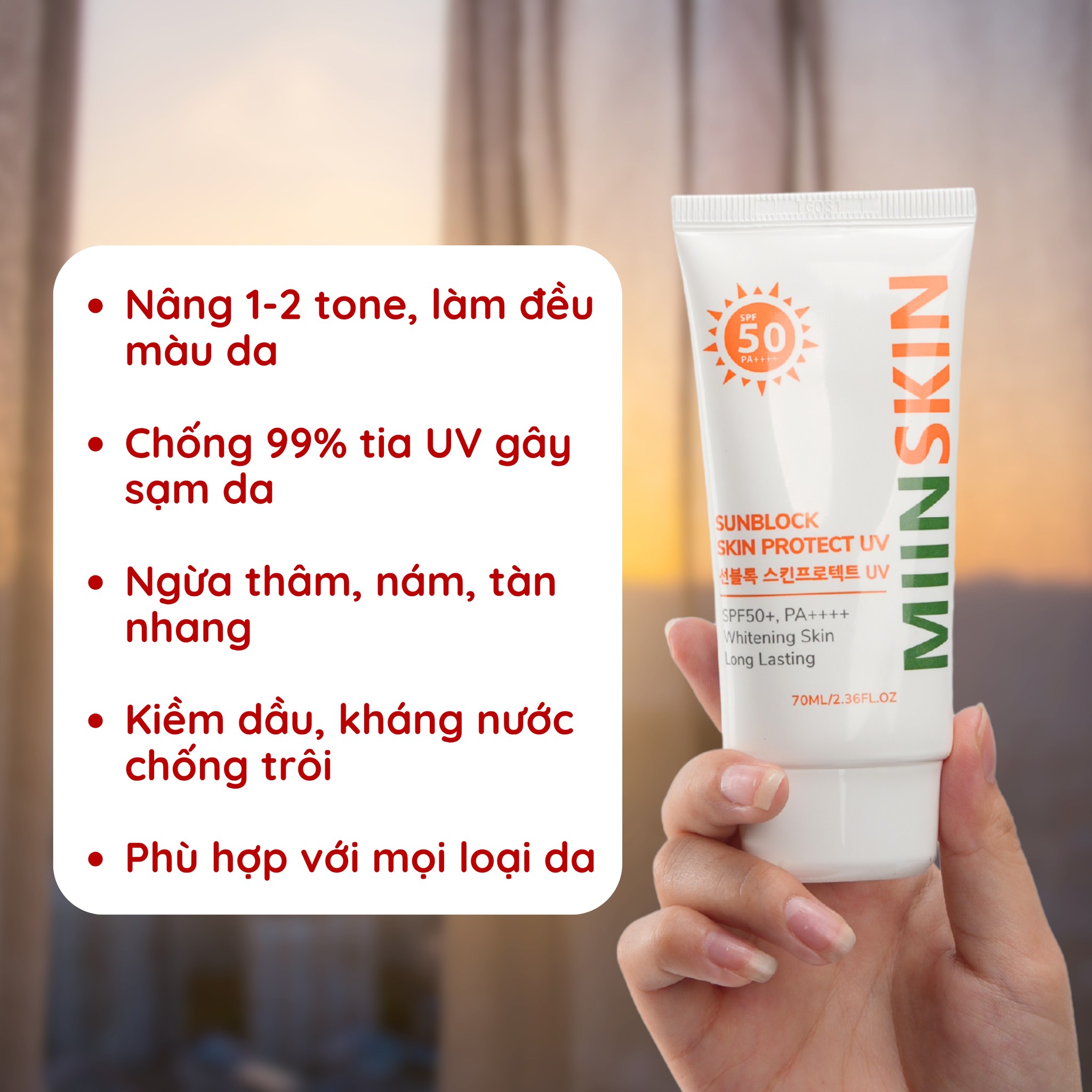 Review Mỹ Phẩm Làm Đẹp Chân Thật Facebook ad: REVIEW KEM CHỐNG NẮNG NÂNG TONECHỐNG TRÔI MÀ…