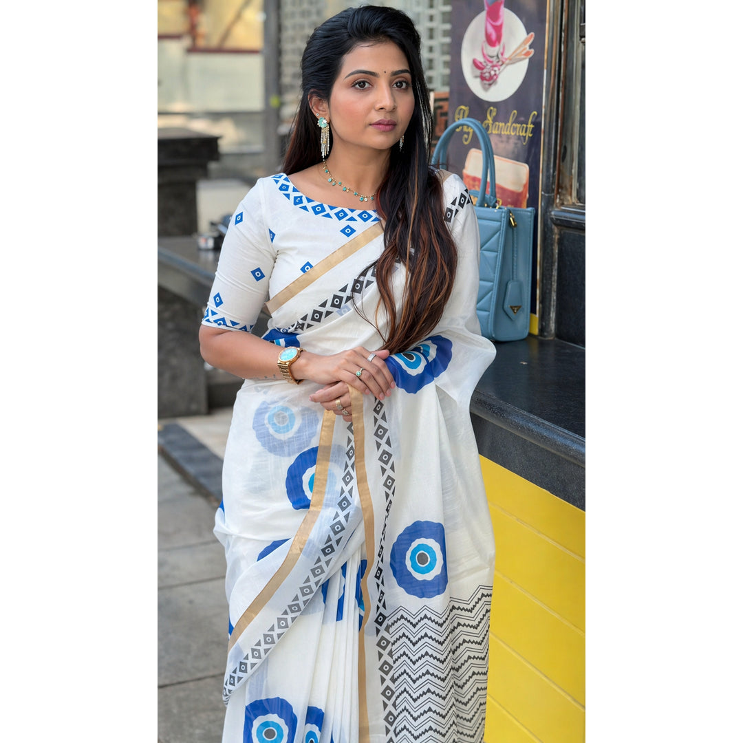 Saaj Sarees Facebook ad: Hot summer days need sarees that feel as…