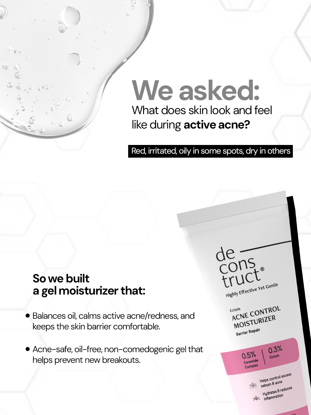 Deconstruct Skincare Facebook ad