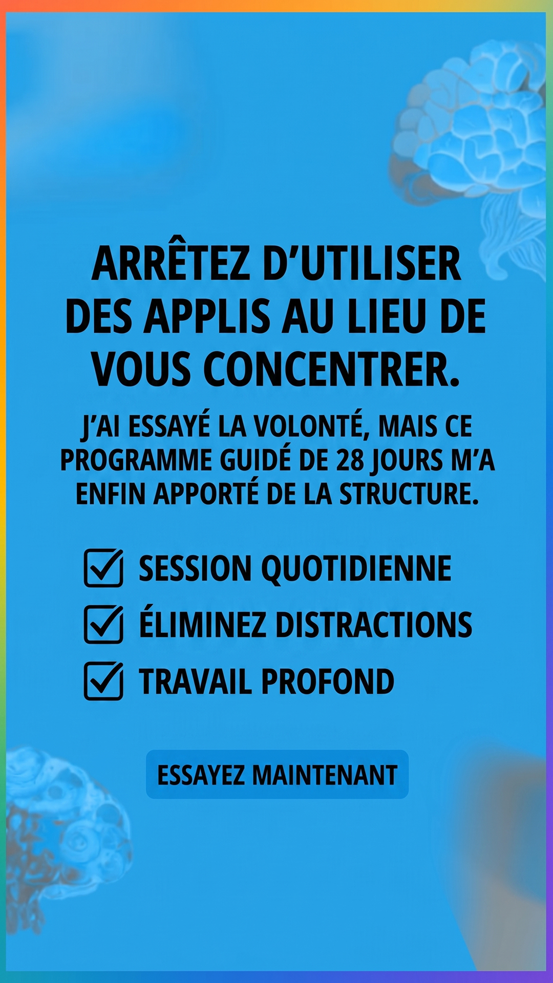 Impulse: Brain Training & Self-Discovery Facebook ad