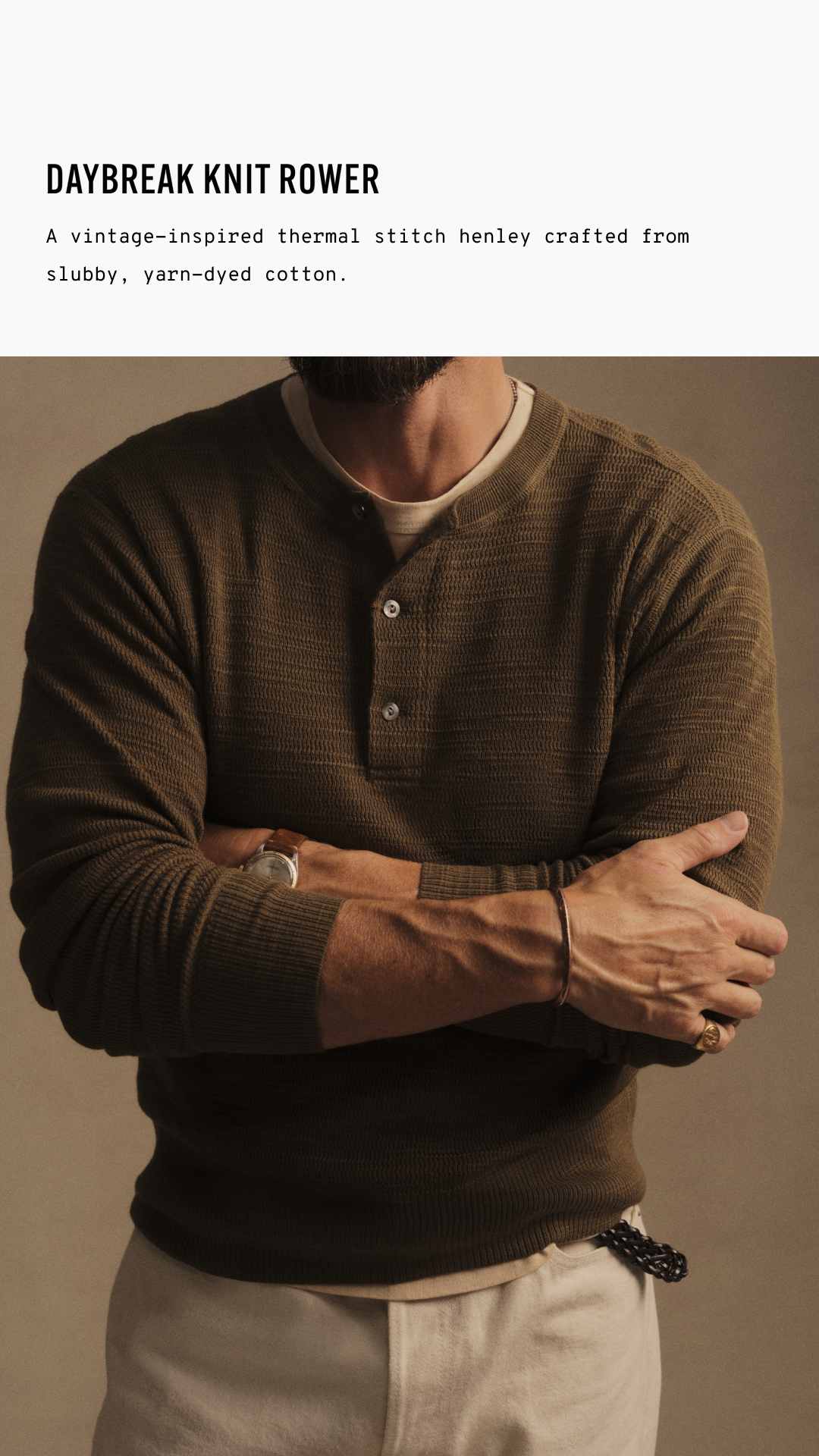 Buck Mason Facebook ad