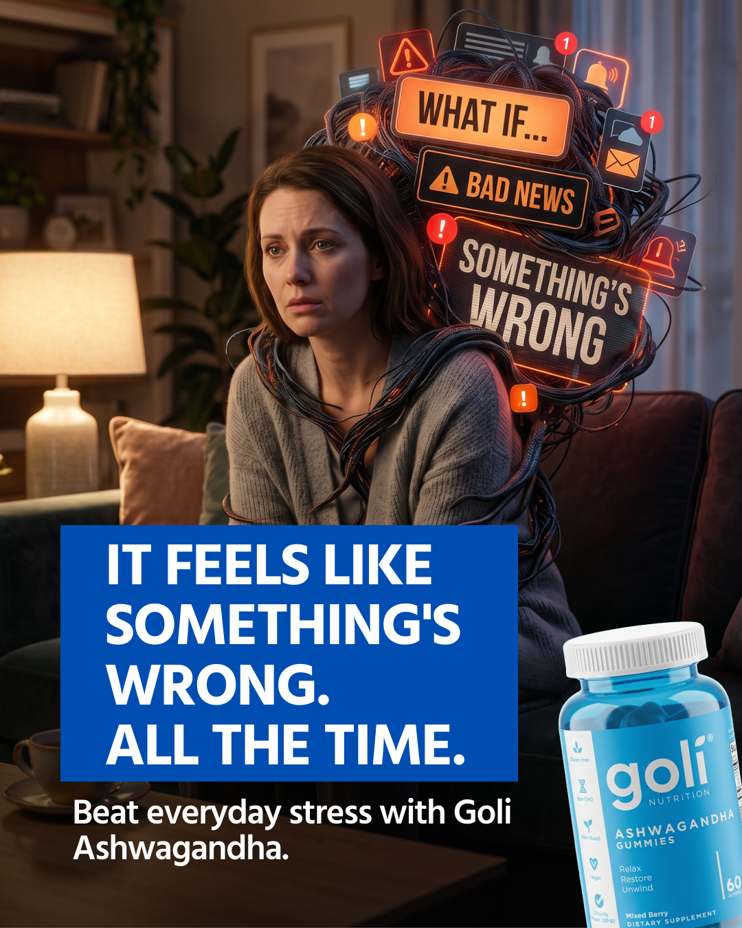 Goli Facebook ad: Done Saying I’m Fine?