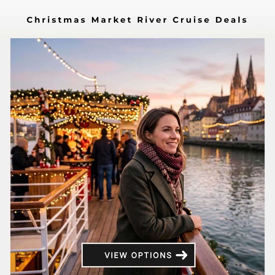 The Finance Circle Facebook ad: Christmas Market River Cruise Deals!