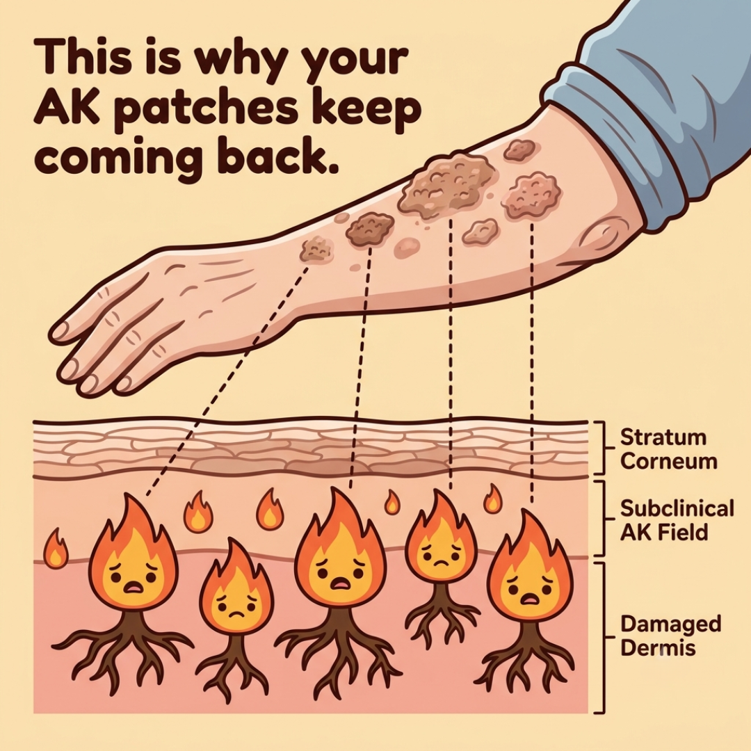 Actinic Keratosis Reset Facebook ad