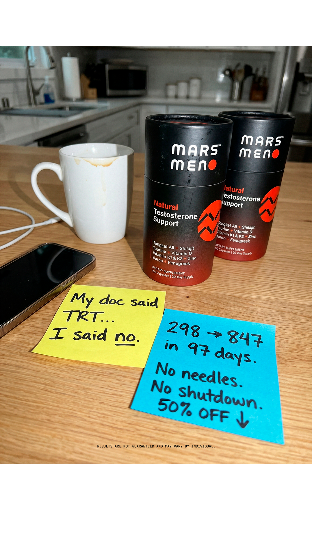 Mars Men Facebook ad