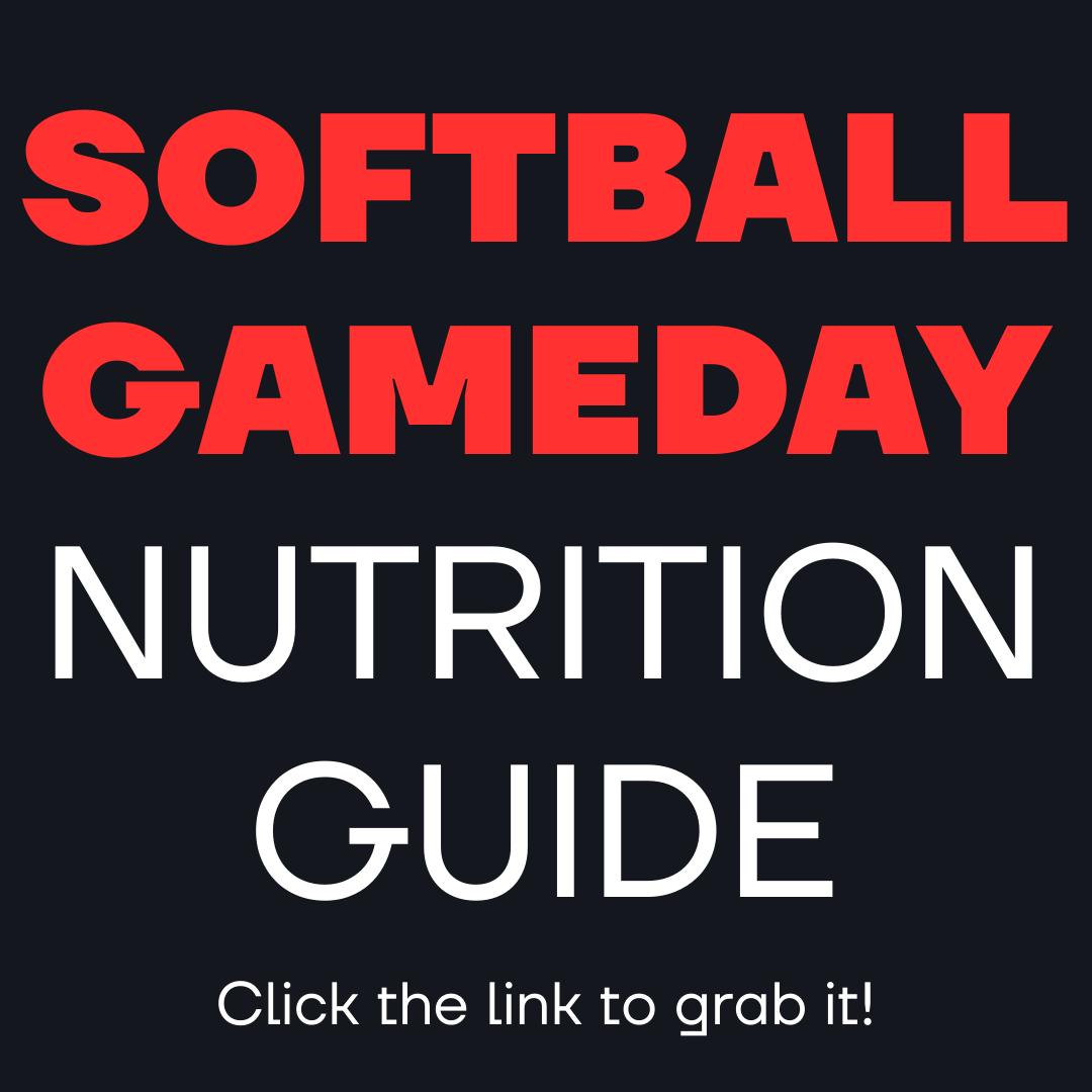 Kelsey Poulter Facebook ad: Softball Game Day Nutrition Guide and Course