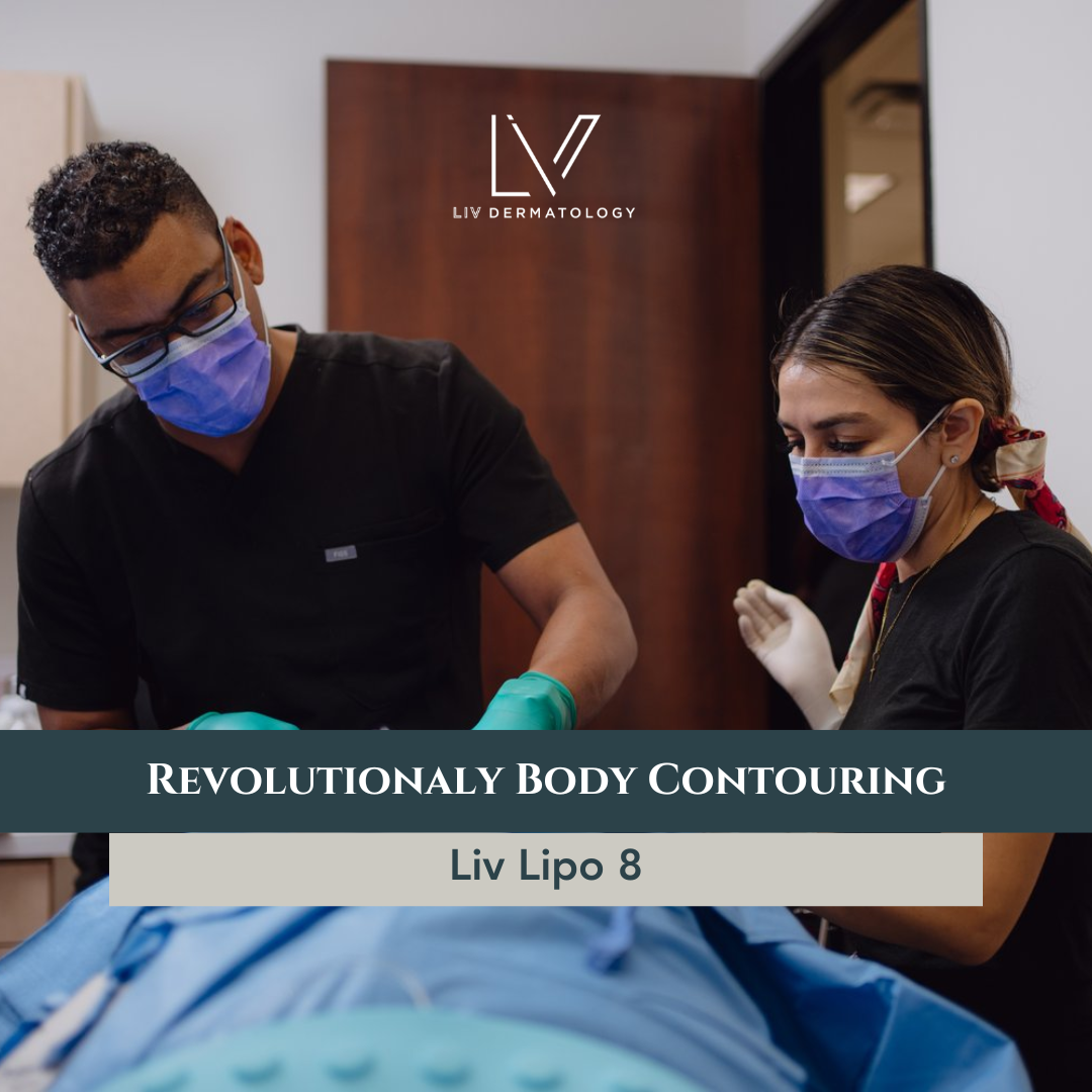 LIV Dermatology Facebook ad: Don’t let stubborn fat hold you back!