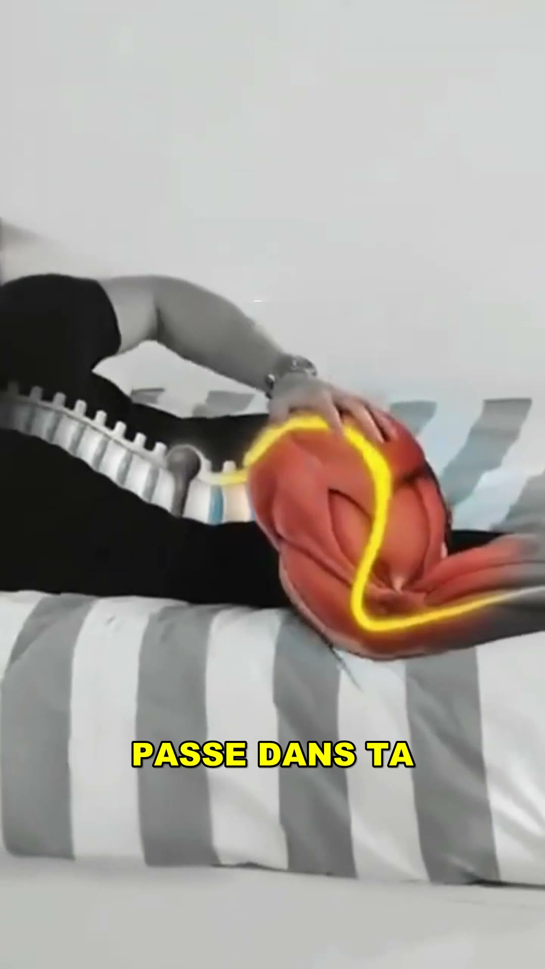 Verudia Facebook ad: Ce qui se passe dans ta hanche quand tu te couches