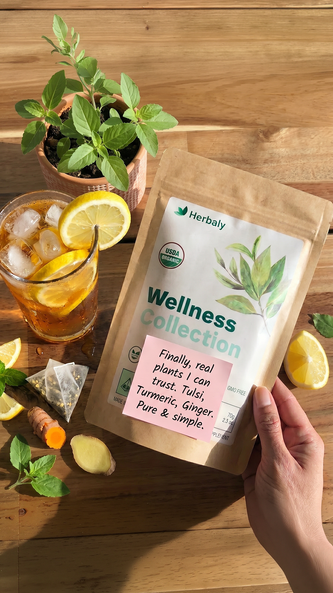 Herbaly Facebook ad