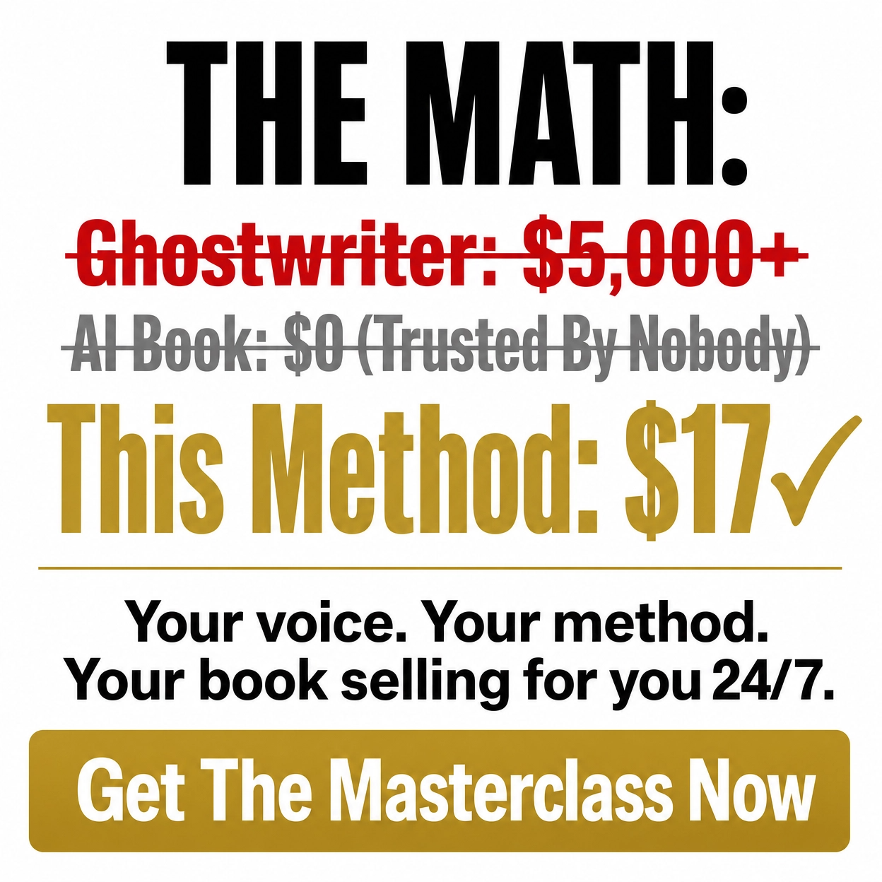 The Access Room Facebook ad: Get The Recording for $17