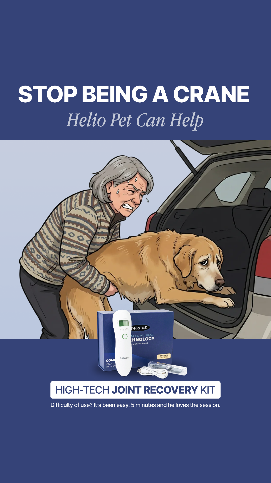 Helio Pet Facebook ad