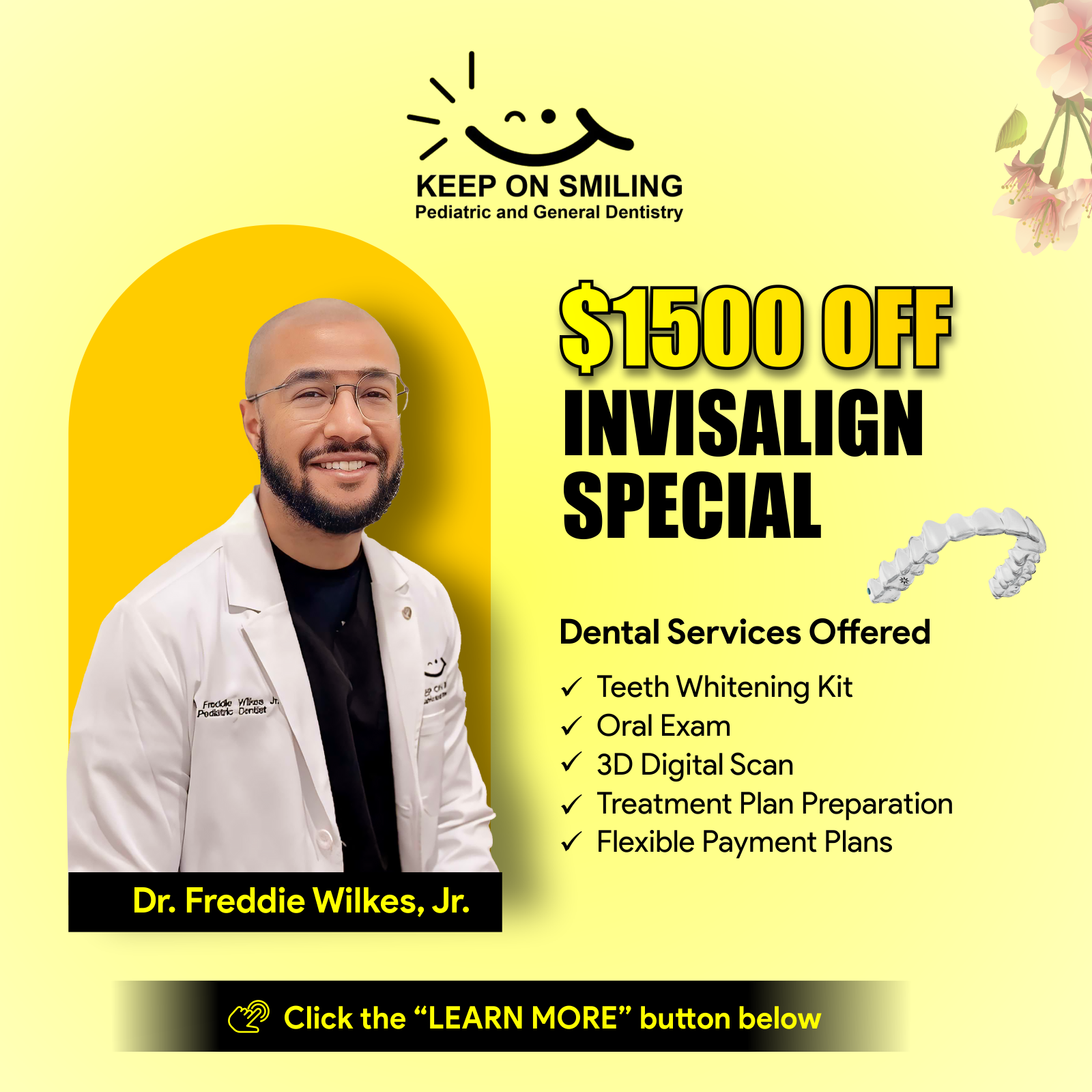Keep On Smiling Pediatric and General Dentistry Facebook ad