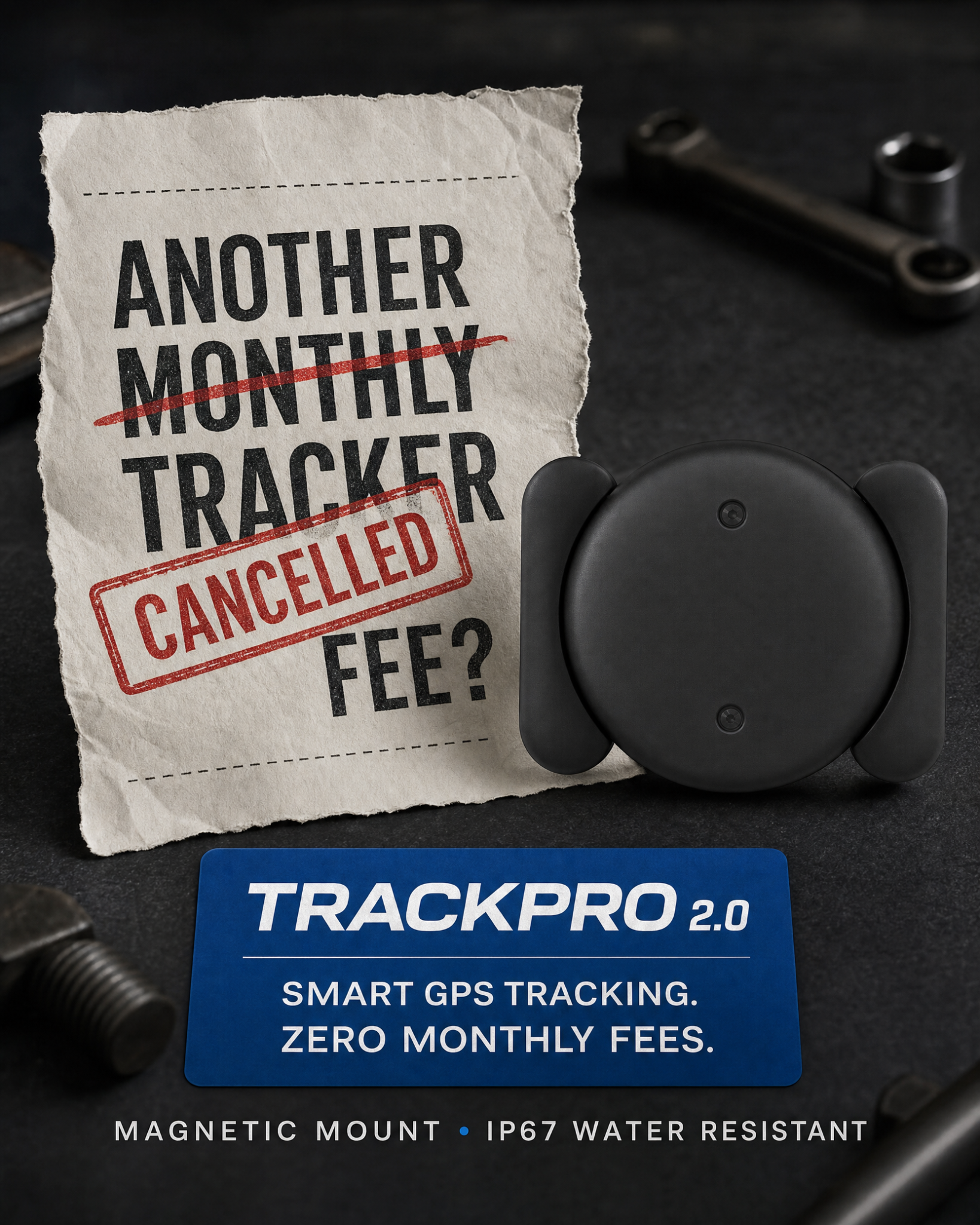 TrackPro 2.0 Facebook ad: The #1 Smart Tracker for What You Drive