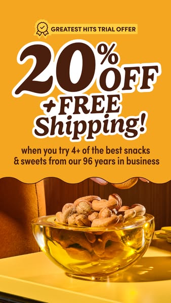 Nuts.com Facebook ad