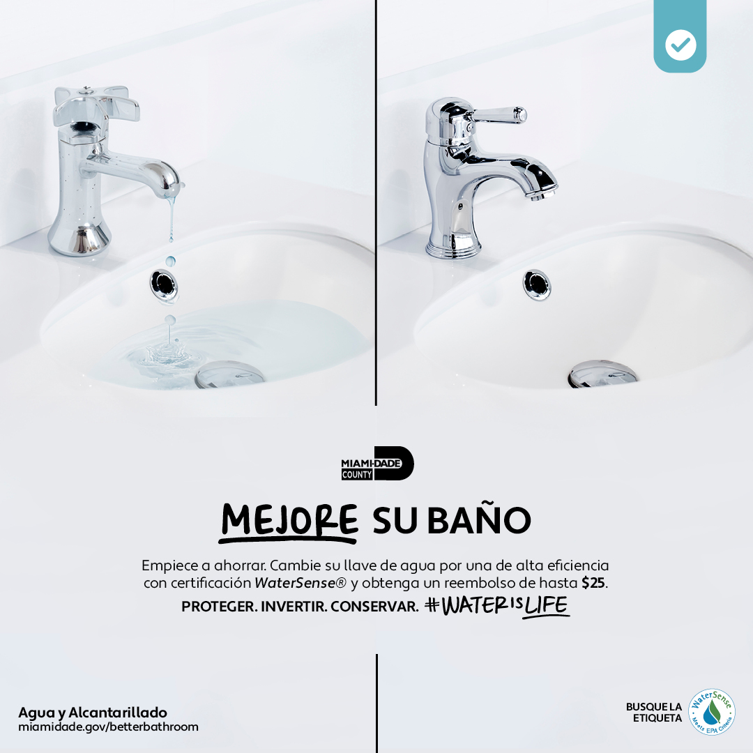 Miami-Dade Water & Sewer Department Facebook ad