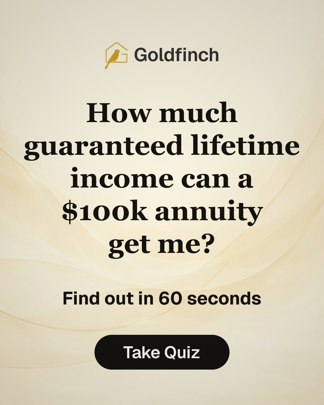 Goldfinch Insurance Facebook ad: Put Your Savings to Better Use