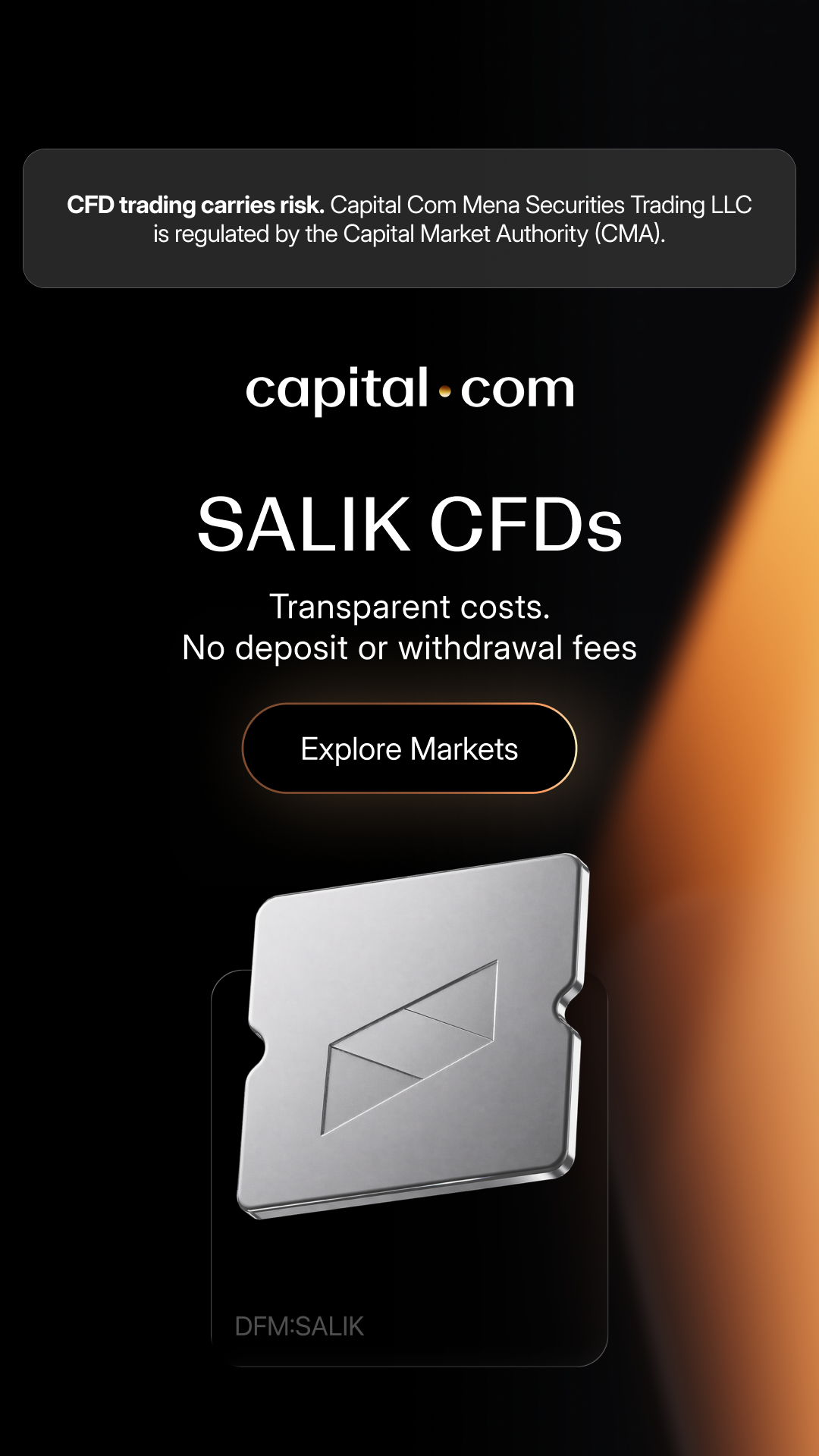 Capital.com International Facebook ad