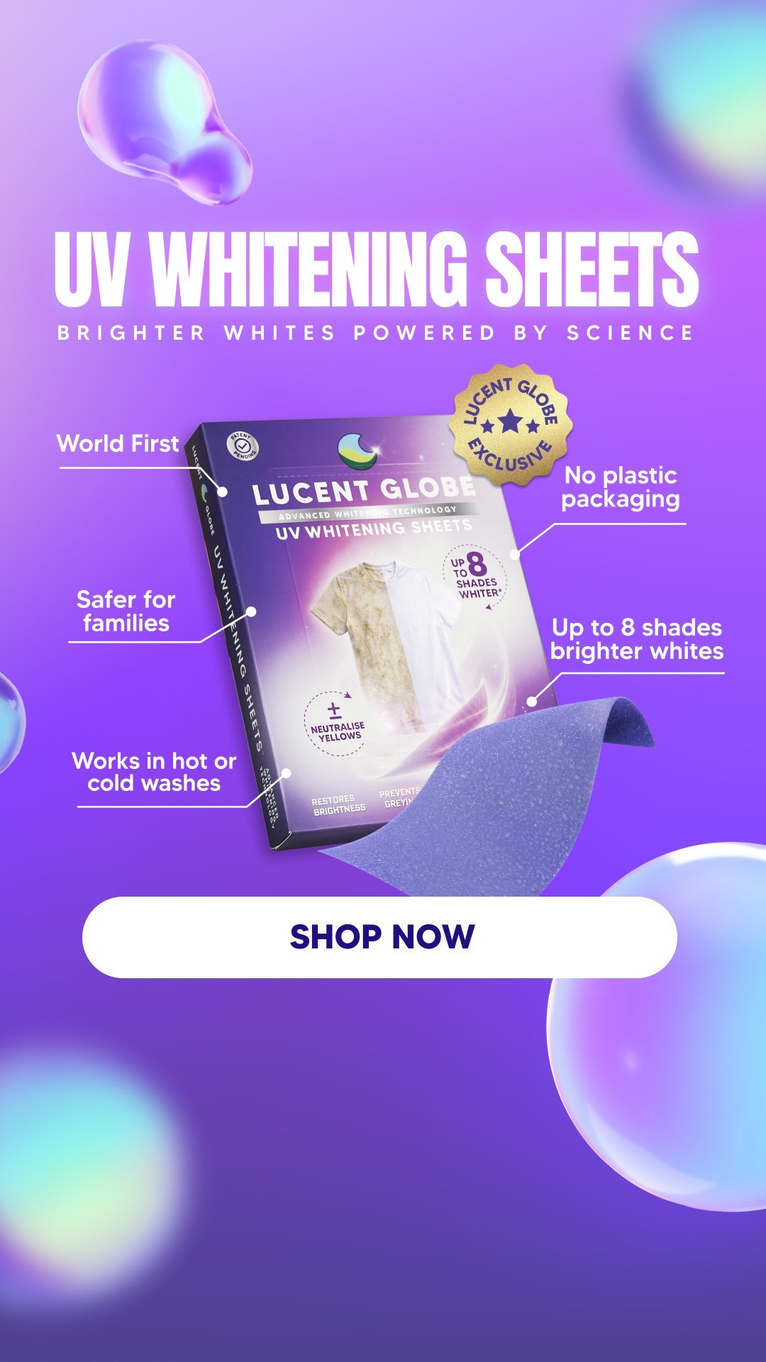 Lucent Globe Facebook ad