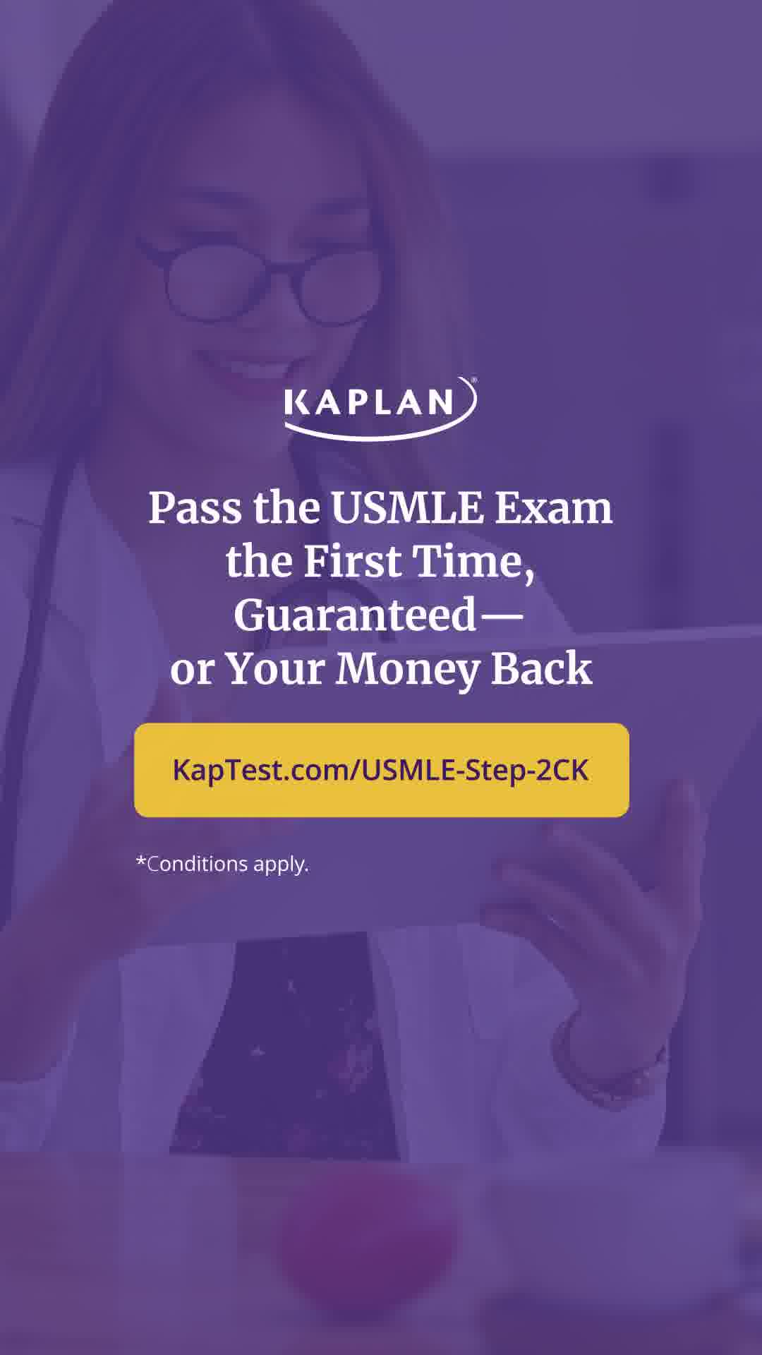 Kaplan Health Facebook ad from Aug 21, 2026