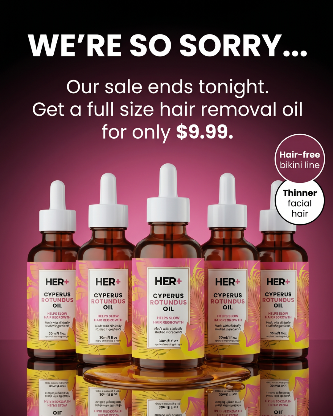 Her+ Nutrition Facebook ad