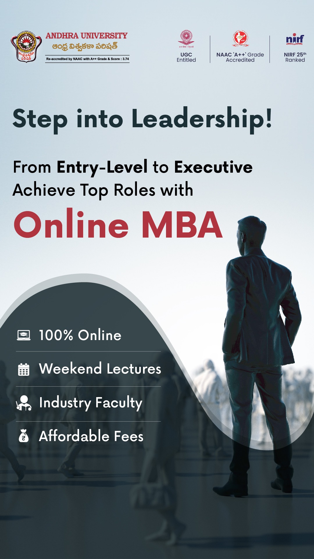 Andhra University Online Facebook ad