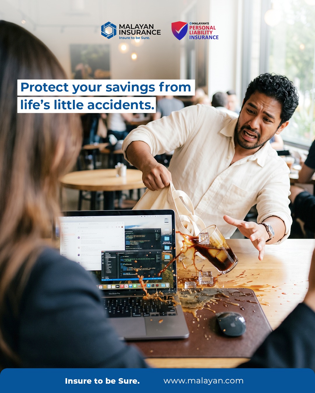 Malayan Insurance (Philippines) Facebook ad: When mess becomes too big to clean up…