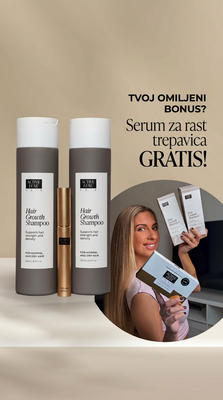 Active Luxe Cosmetics Srbija Facebook ad from Jul 3, 2026