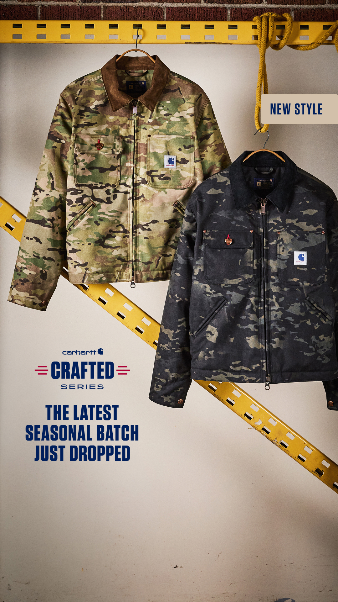 Carhartt Facebook ad: New From The Crafted Series