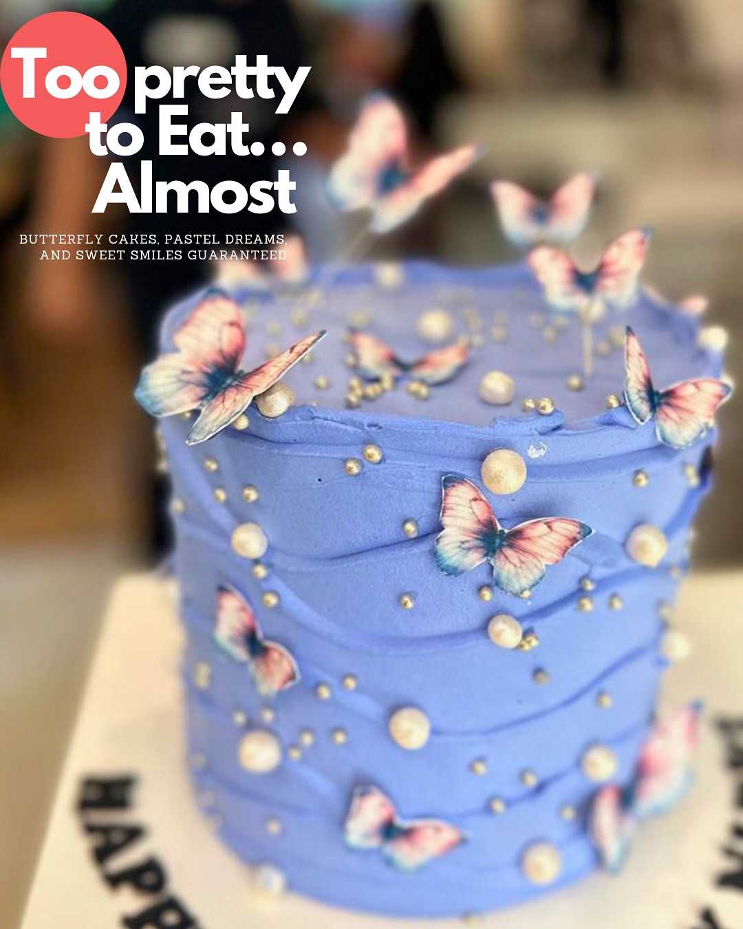 The Cherry Tree Cafe Facebook ad: Not just a Cake… we bake up Memories…