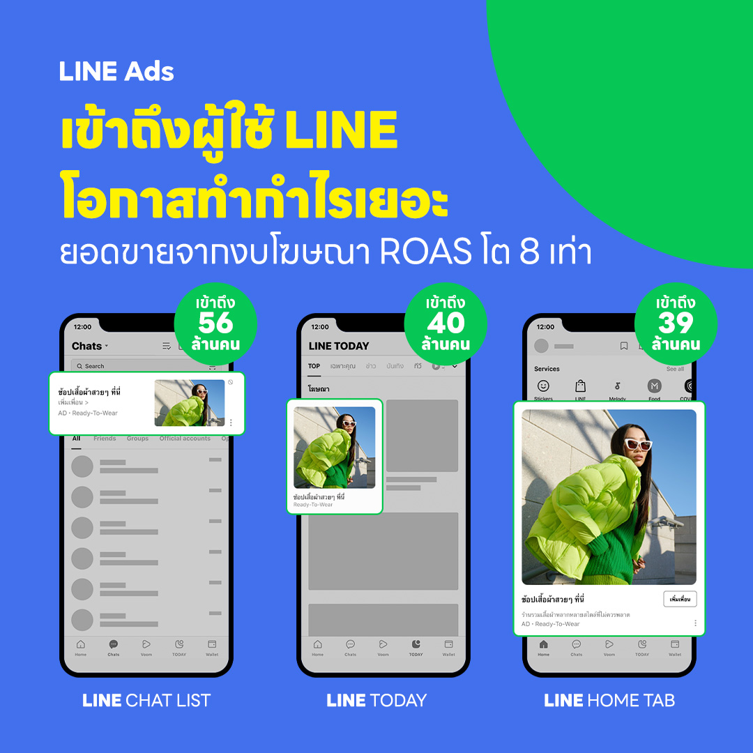 LINE for Business Facebook ad