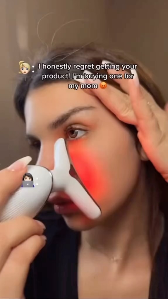 Soluna SKIN Facebook ad: Jawline in minutes