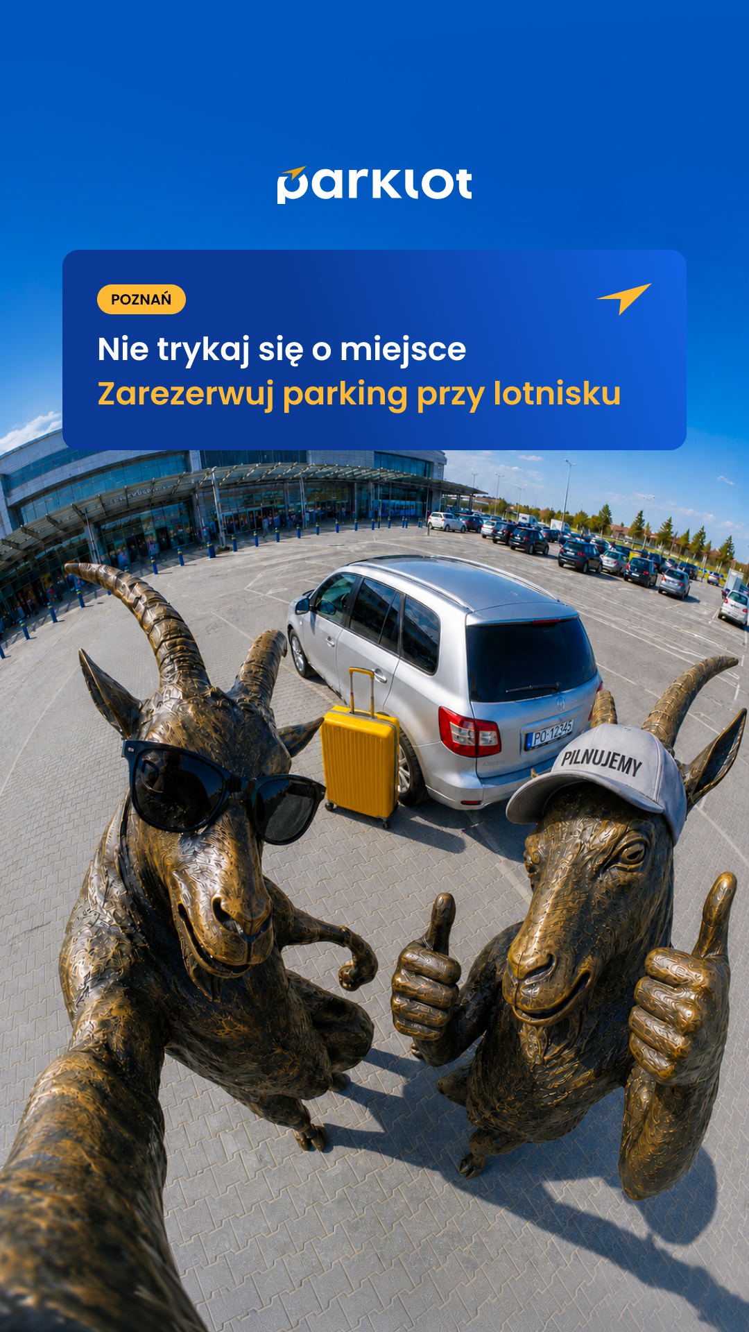 Sieć Parkingów Lotniskowych PARKLOT Facebook ad