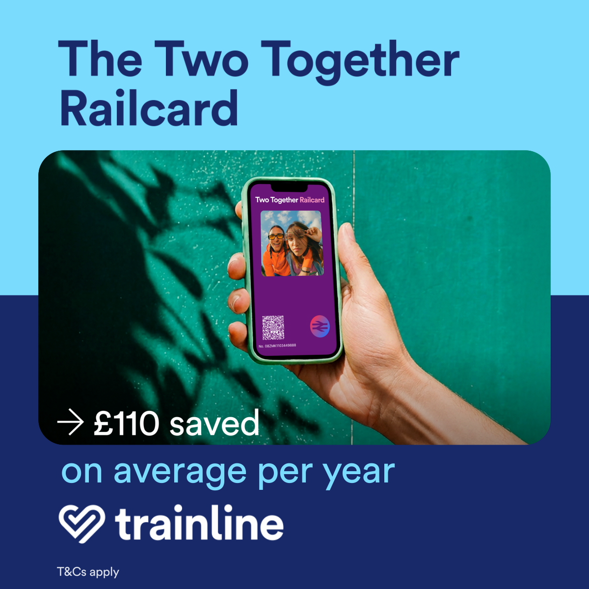 Trainline Facebook ad