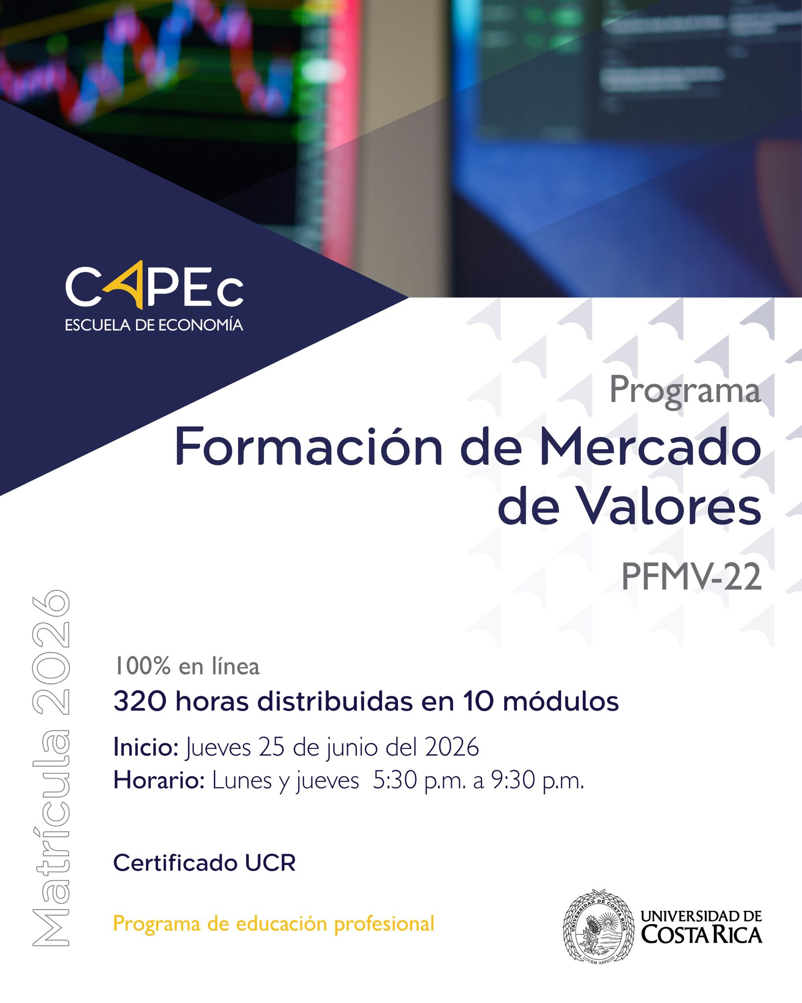 CAPEc Capacitación y Actualización Profesional en Economía-UCR Facebook ad