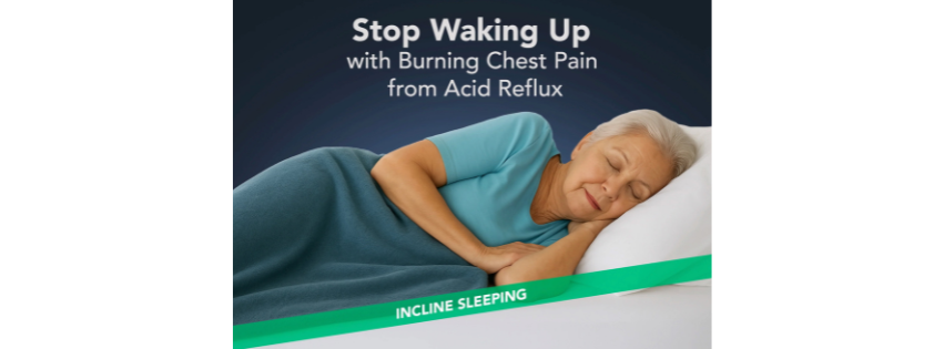 DreamCline Facebook ad: FINALLY A GOOD NIGHT'S SLEEP: Stop waking up…