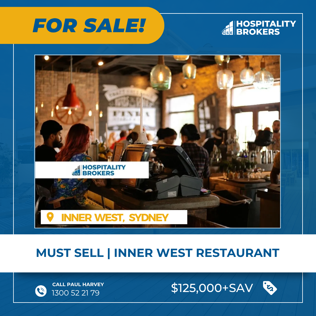 GSE Hospitality Facebook ad: RESTAURANT & CATERING | LOW RENT | INNER WEST LOCATION