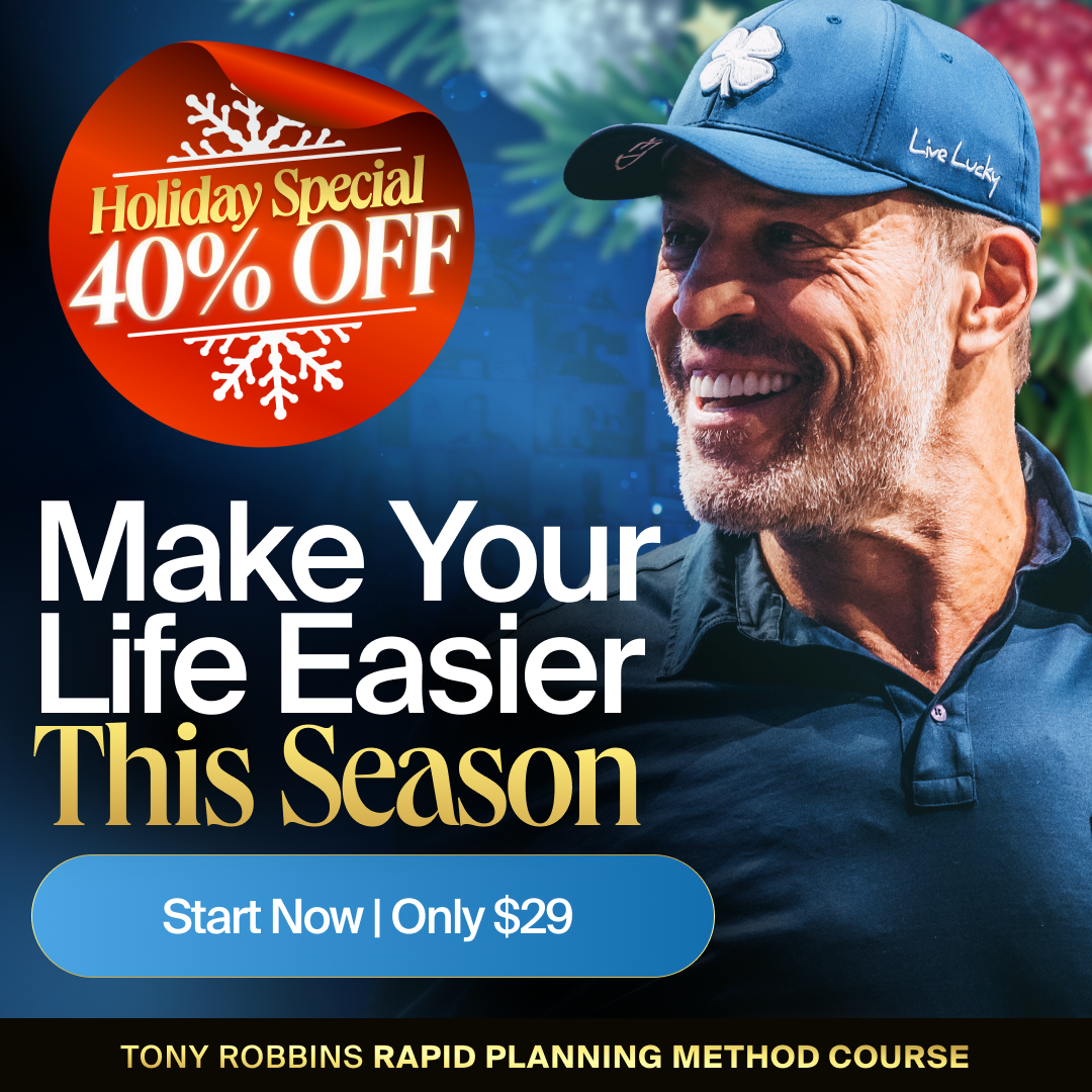 Tony Robbins Facebook ad