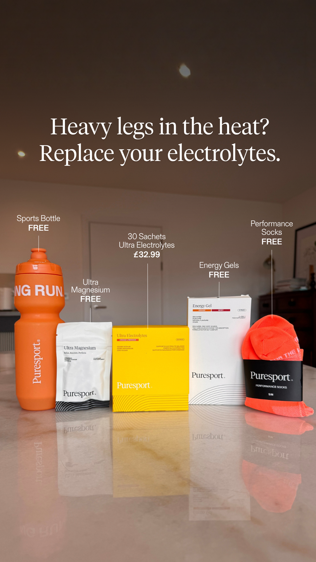 Puresport Facebook ad
