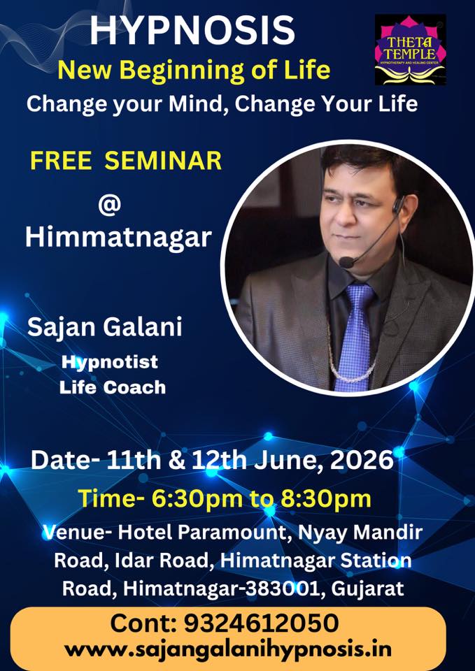 Sajan Galani Hypnosis Trainer Facebook ad from May 25, 2026