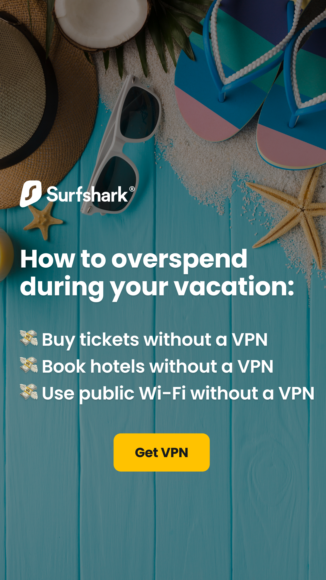 Surfshark Facebook ad