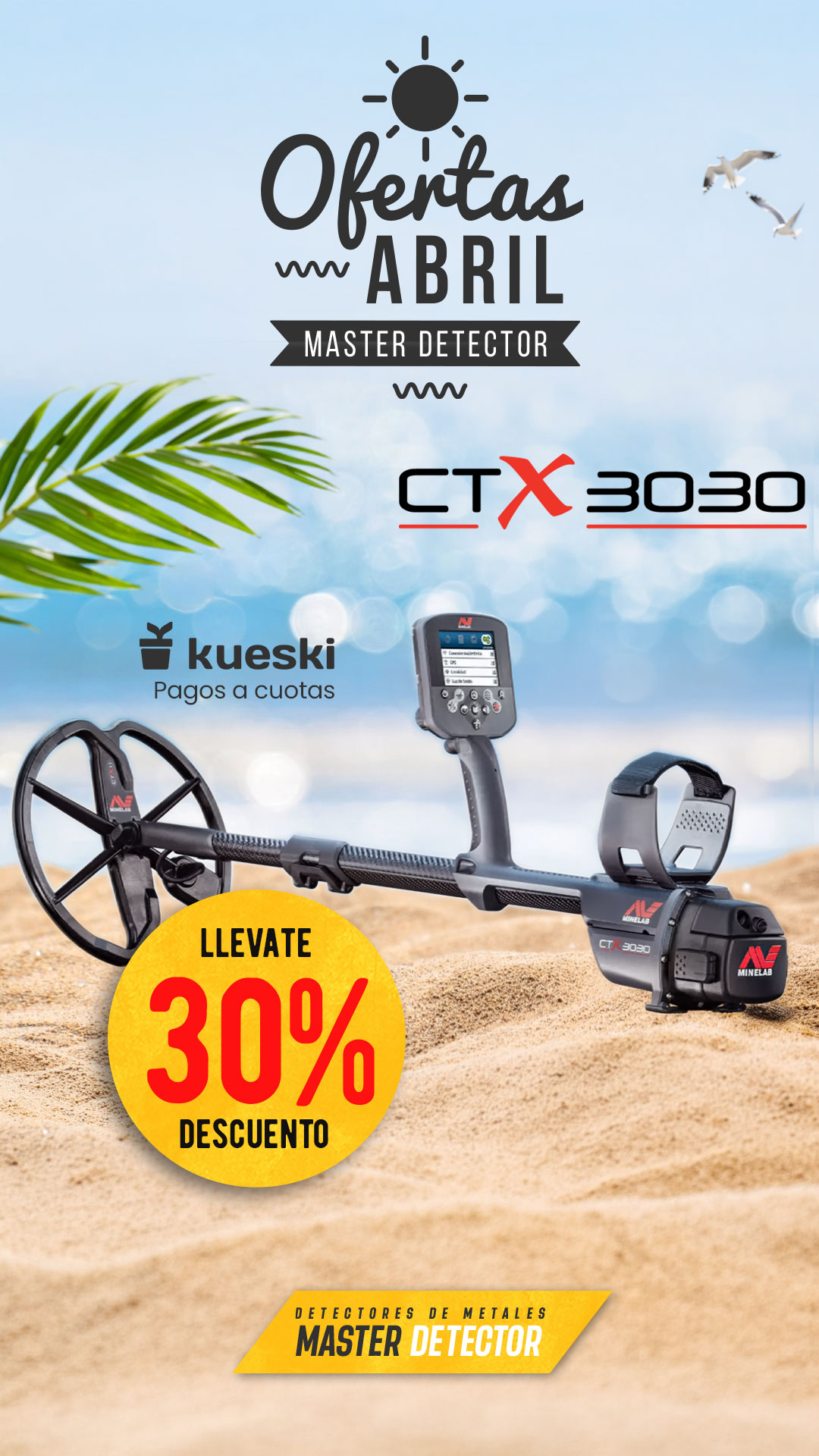 Detectores de Metales Master Detector Facebook ad