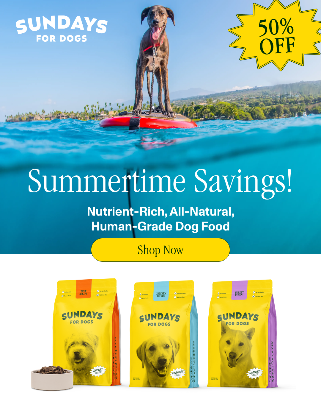 Sundays Facebook ad