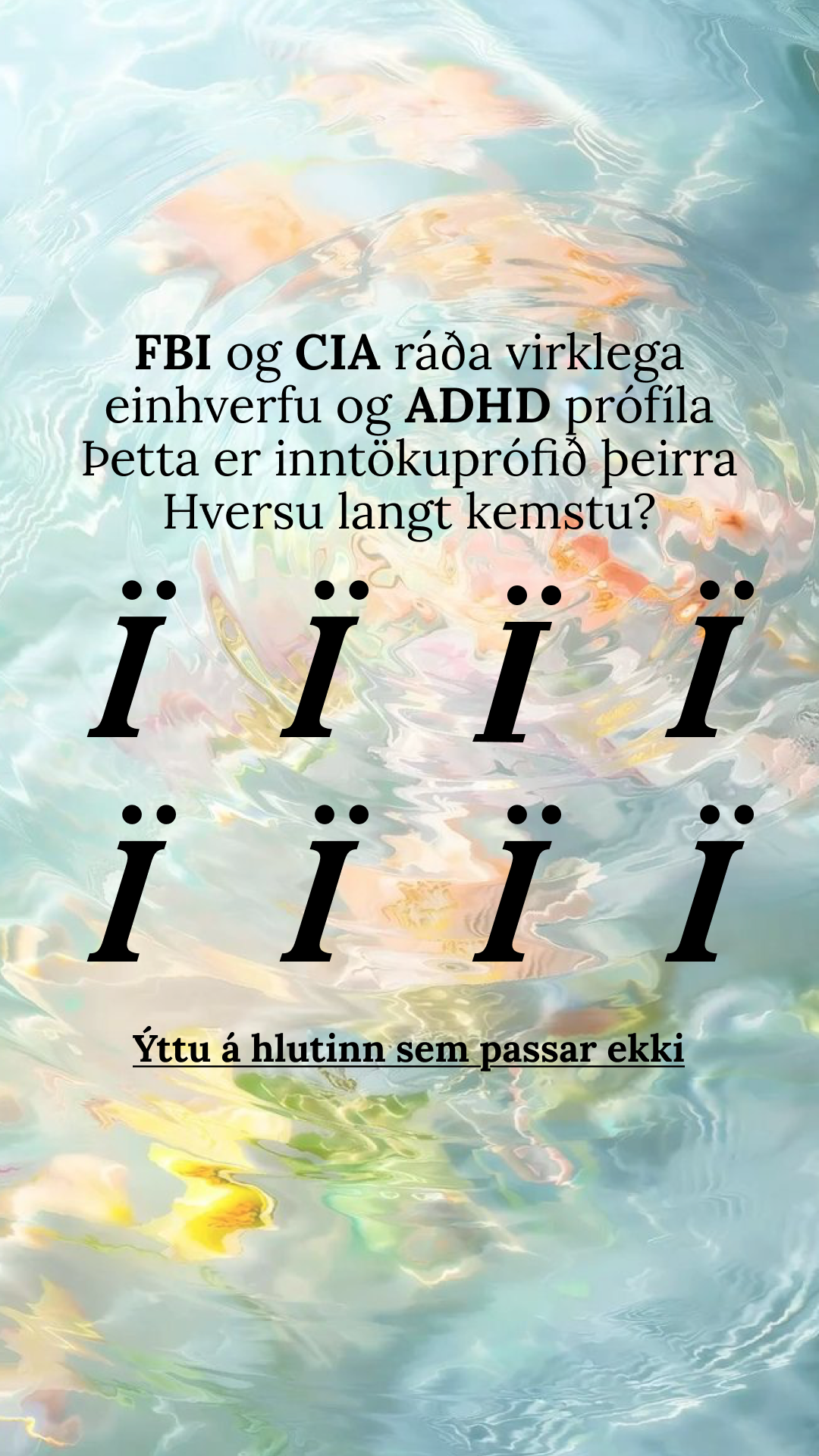 International Brain Test Facebook ad